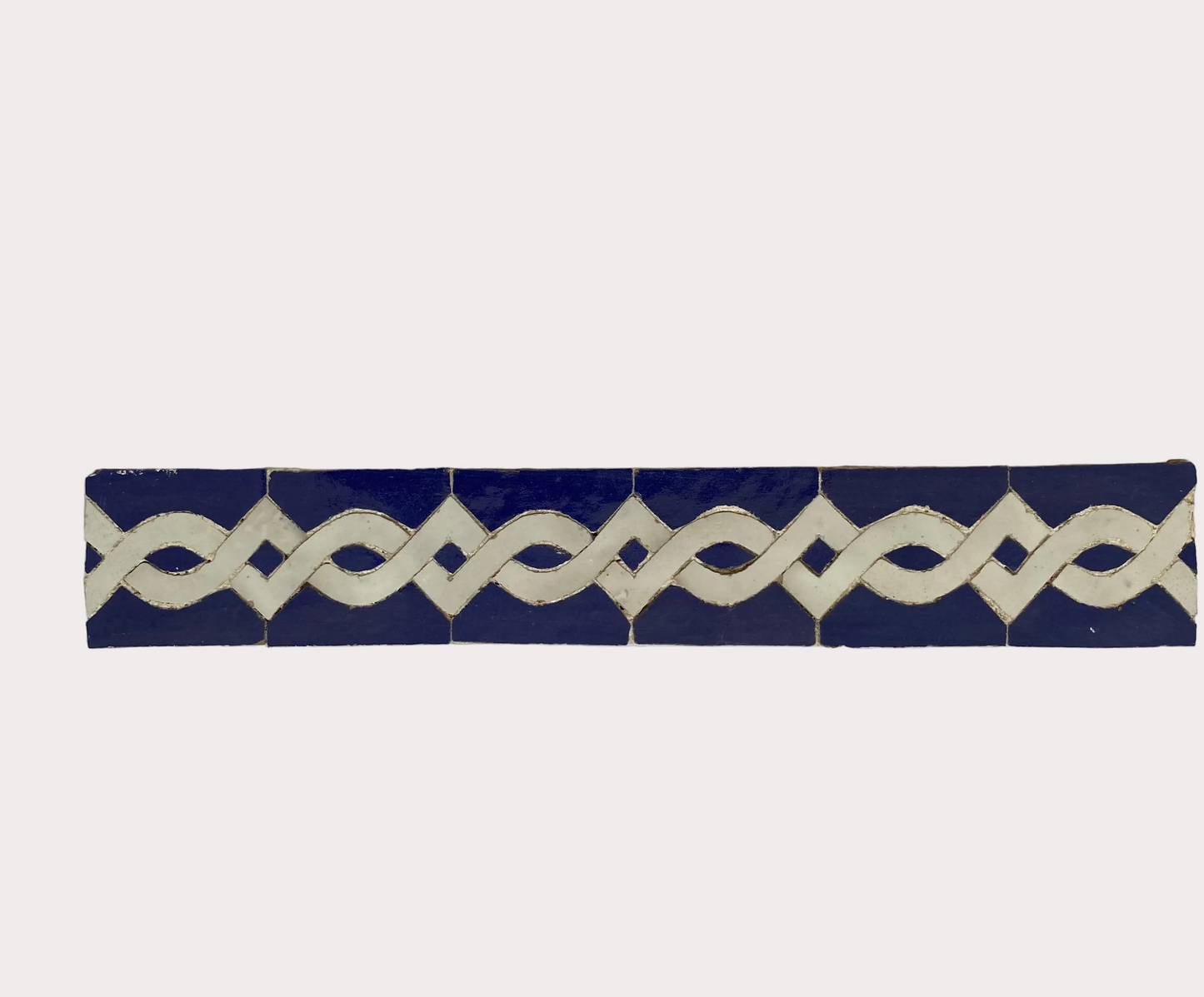 Frise - 10x25cm - Dfira bleu - (3 Mètres linéaires ) - Réf 1891