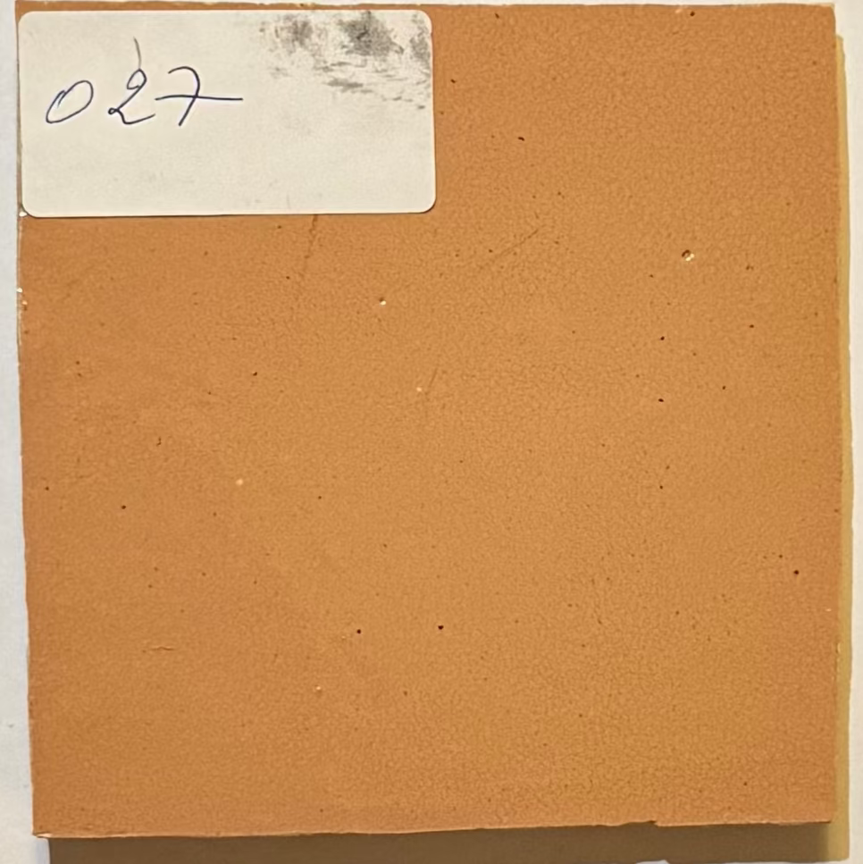 Zellige Marocain - 10x10 - Orange - " Orange brûlé " -(0,5m²) - Réf 027