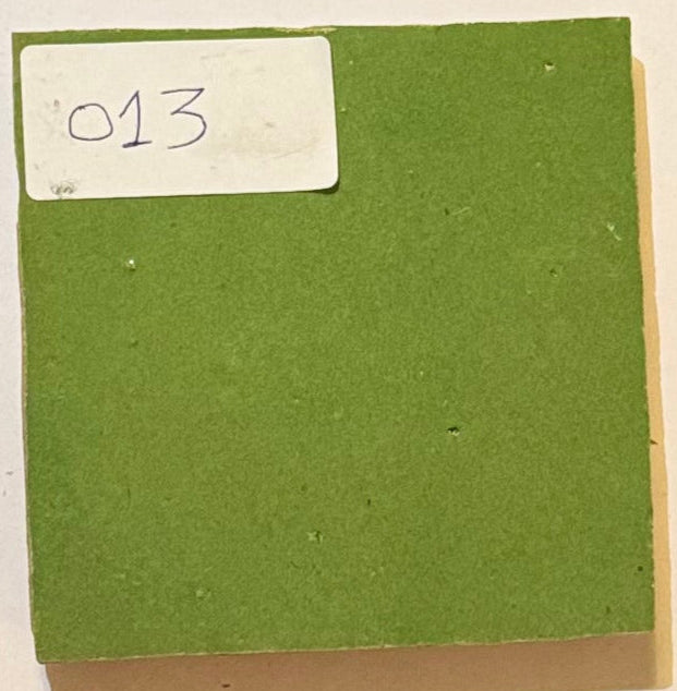 Zellige Marocain - 10x10 - Vert - Amande - (0,5m²) - Réf 013