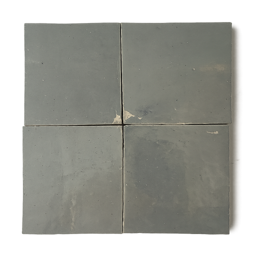 Zellige Marocain - 10x10 - Gris -(0,5m²) - Réf 019