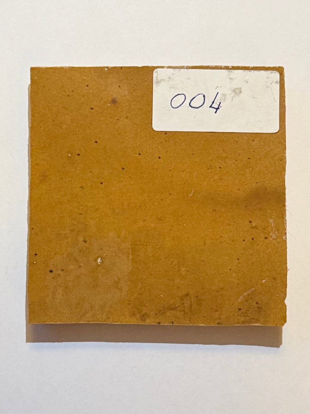 Zellige Marocain - 10x10 - Moutarde -(0,5m²) Réf 004