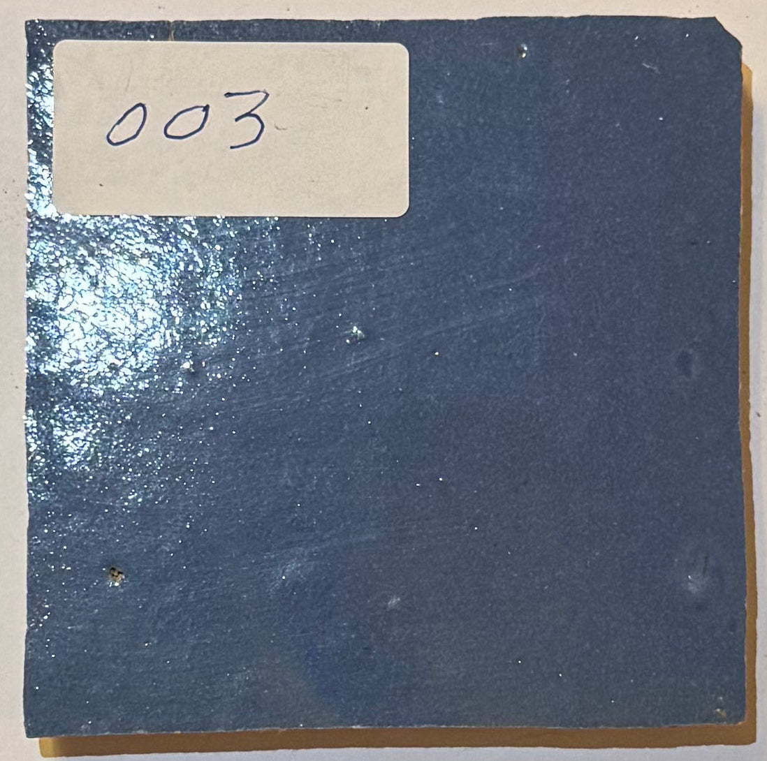 Zellige Marocain - 10x10 - Bleu - " Mogador " -(0,5m²) - Réf 003