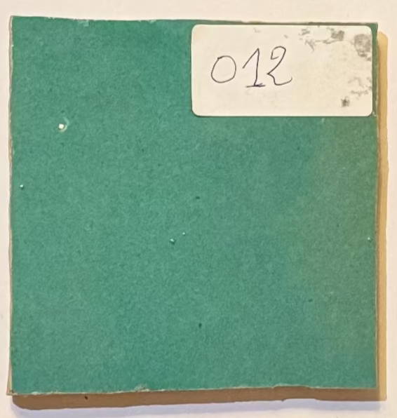 Zellige Marocain - 10x10 - Vert Clair  -(0,5m²) Réf 012