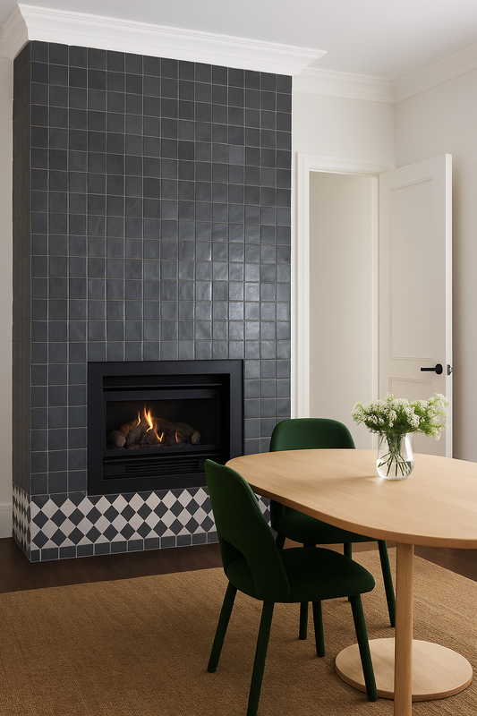 Zellige Marocain - 10x10 - Gris -(0,5m²) - Réf 019