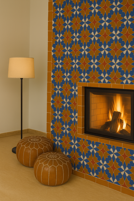 Zellige Marocain - Marrakech - 30x30 cm - Réf 1111