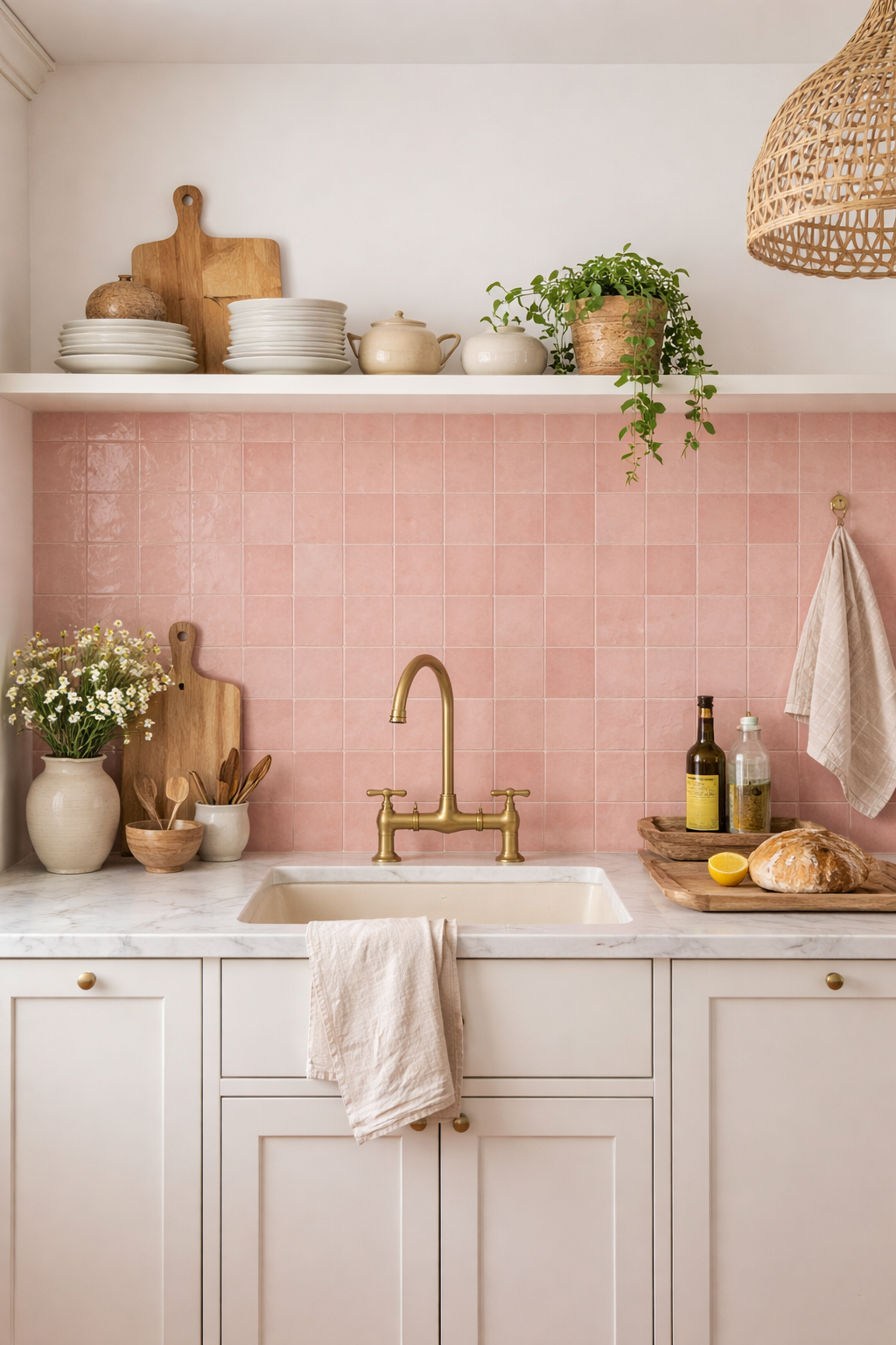 zellige, zellige marocain, carrelage marocain, zellige rose, zellige pink, zellige 10x10, carrelage artisanal, fait main, salle de bain, cuisine, crédence, hammam, Fès, décoration marocaine