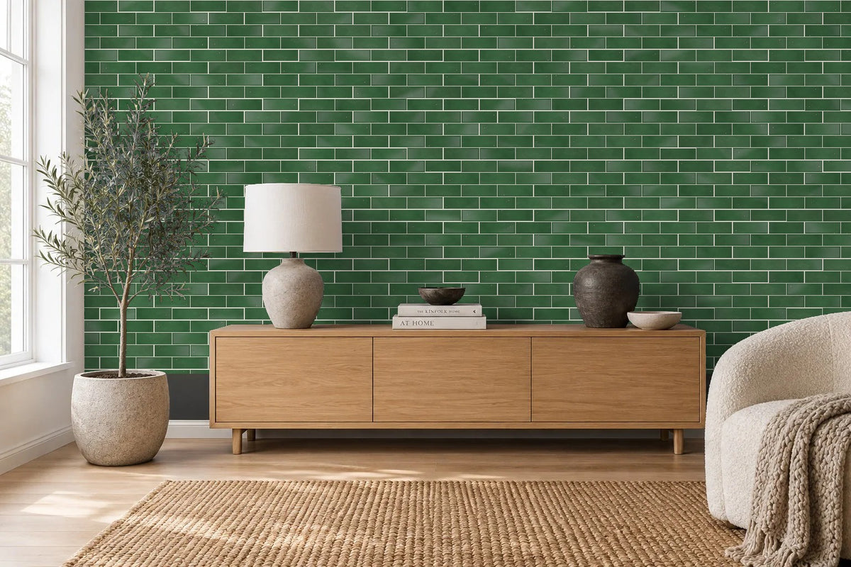 Bejmat Marocain 10x15 cm – Vert Émeraude - (0,5m²) - Réf 110
